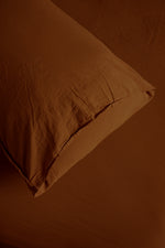 Cotton Pillow Case Set, Cinnamon