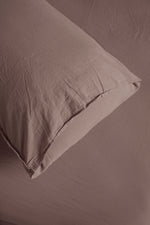 Cotton Pillow Case Set, Dusty Rose