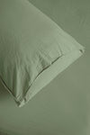 Cotton Pillow Case Set, Sage Green