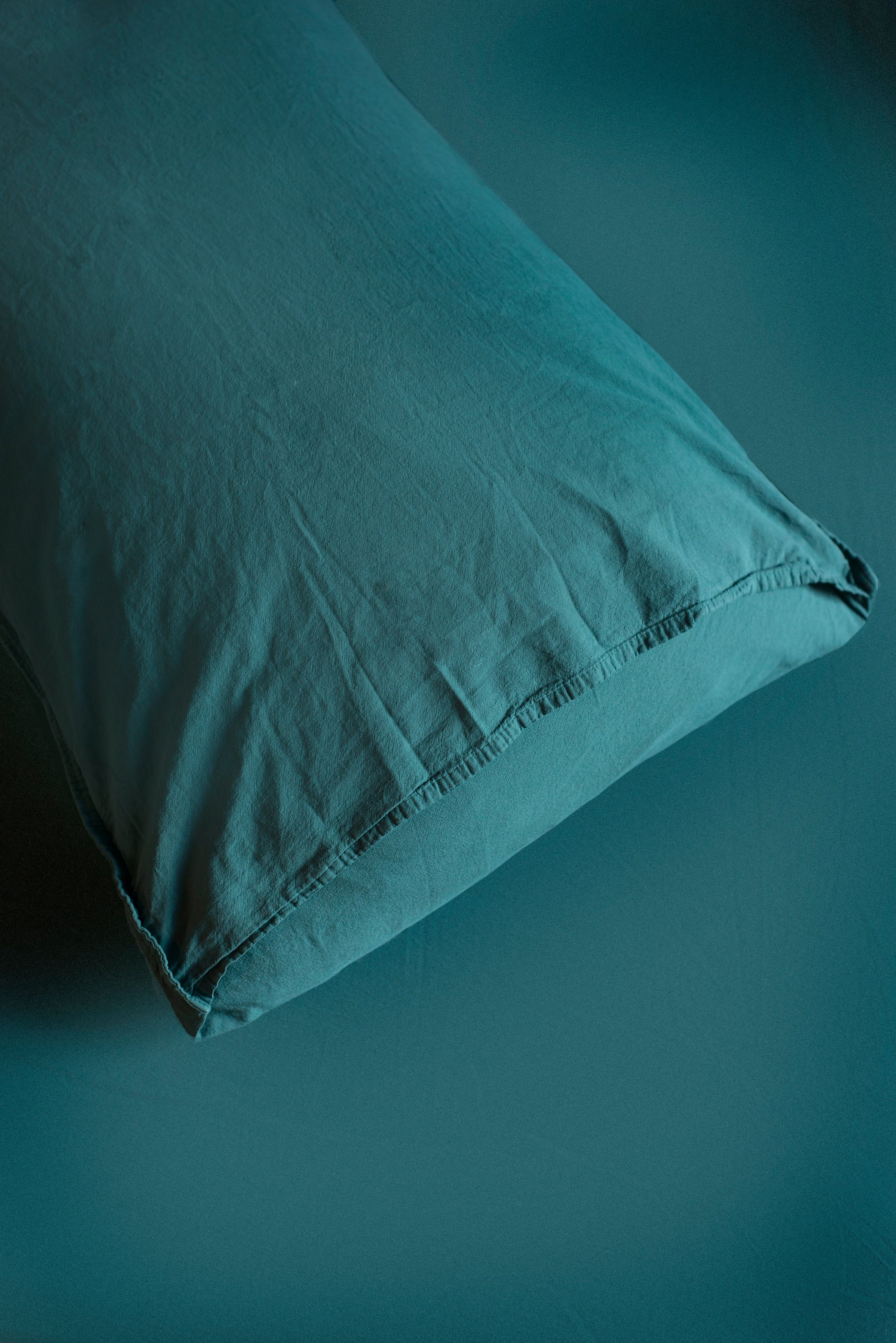 Cotton Fitted Sheet Set, Dark Green