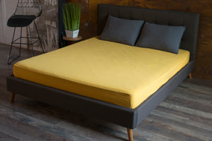 Fitted Sheet, Yellow