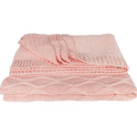 Peach Throw Blanket, Carmel