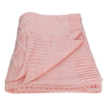 Peach Throw Blanket, Carmel
