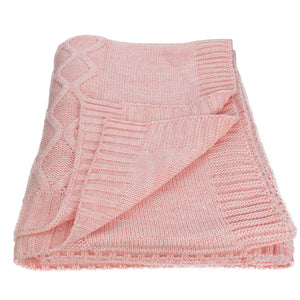 Peach Throw Blanket, Carmel