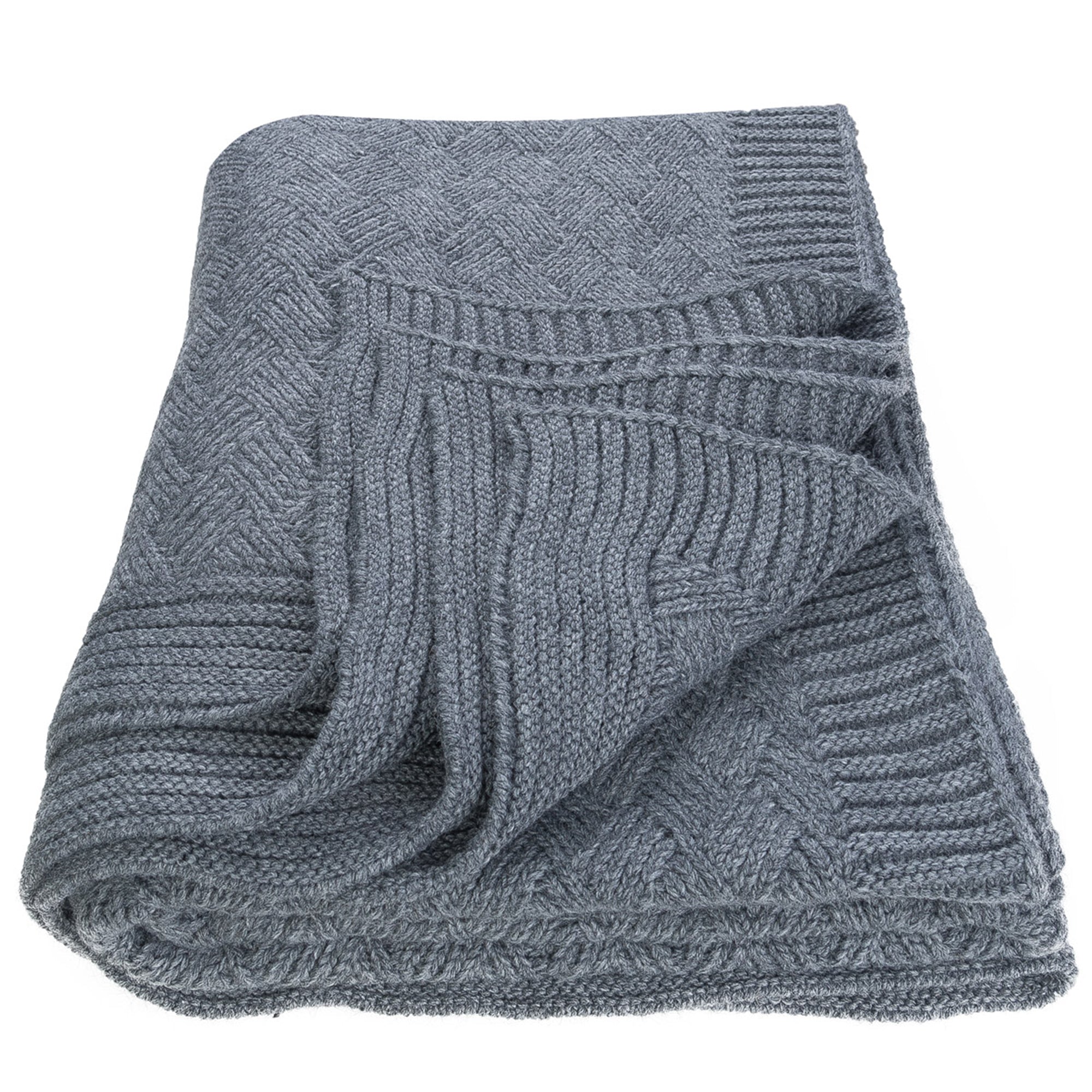 Grey Throw Blanket, Doros