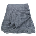 Grey Throw Blanket, Doros