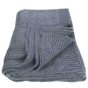Grey Throw Blanket, Doros