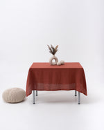 Linen Tablecloth, Cinnamon