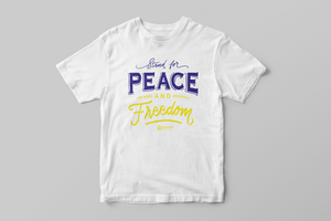 Short sleeve t-shirt, Stand for Peace