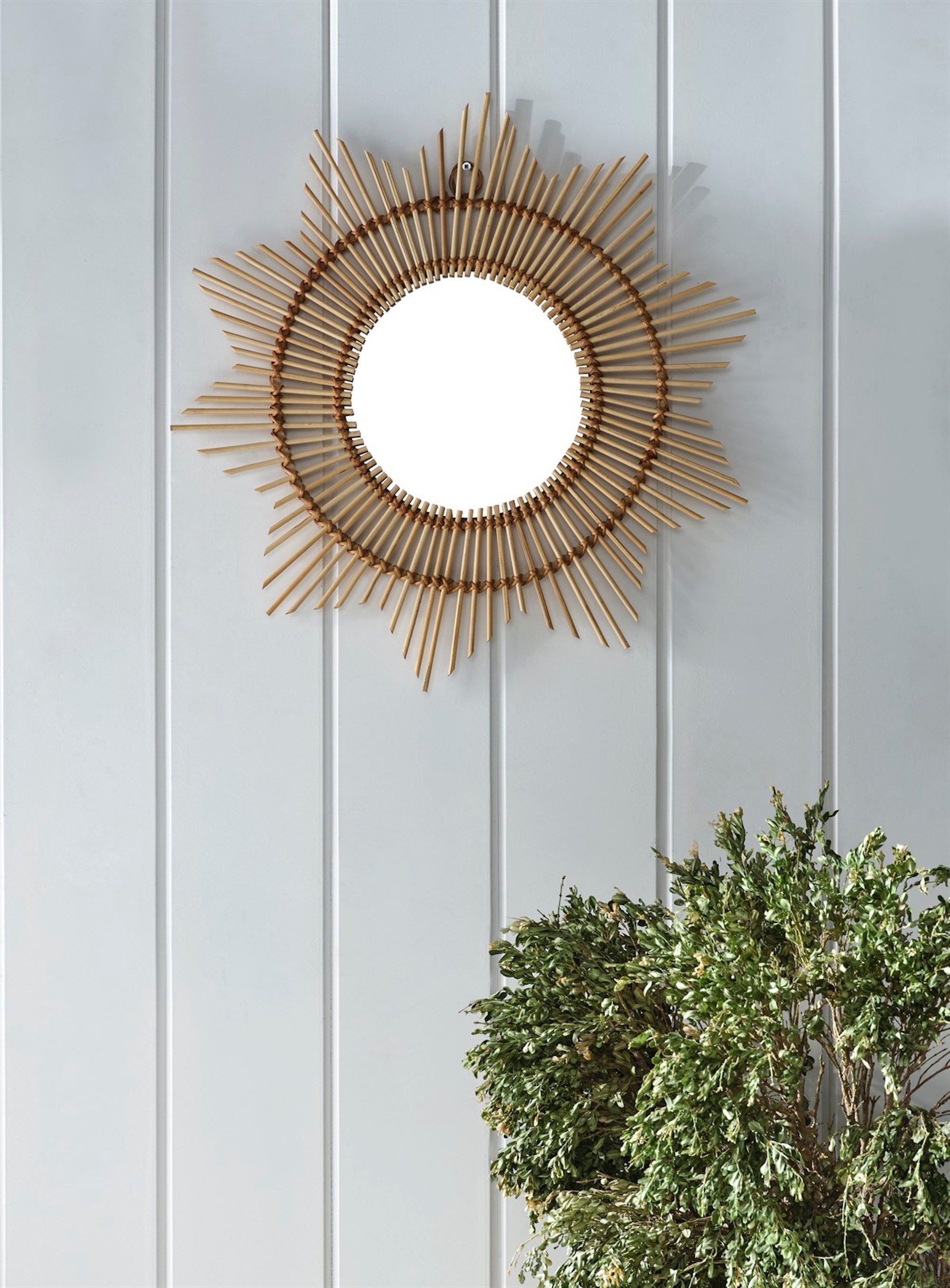 Boho Wooden Mirror