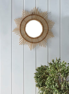 Boho Wooden Mirror
